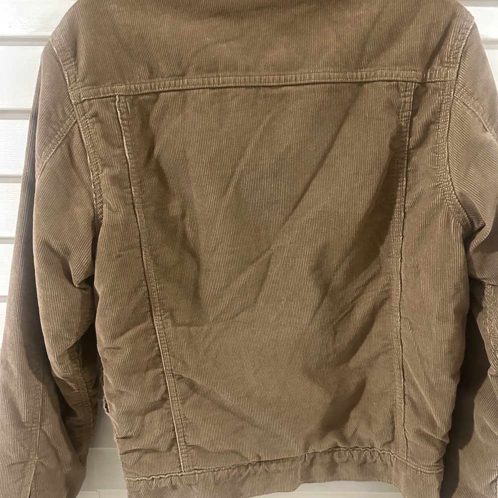 Patagonia Men's Tan Corduroy Jacket with Shearling Collar - Picture 3 of 9